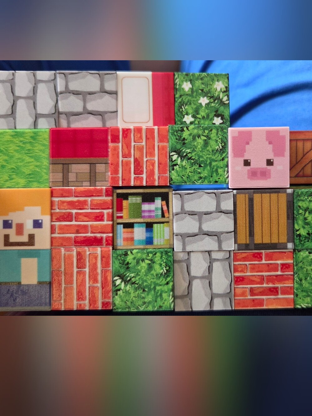 Minecraft Inspited Style Magnetic Building Blocks, Approx. 85